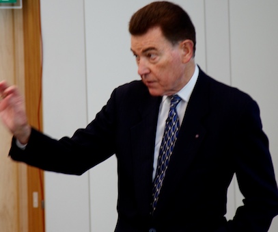 Photo credit: Julia Vitullo-Martin; Description: Francisco Ayala in Cambridge